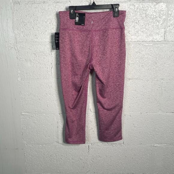 Ideology Women's Space-Dye Pull-on Crop Leggings Frost berry XS - Picture 2 of 6